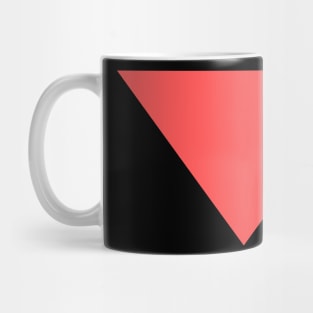 Red rectangle watermelon palestine Mug